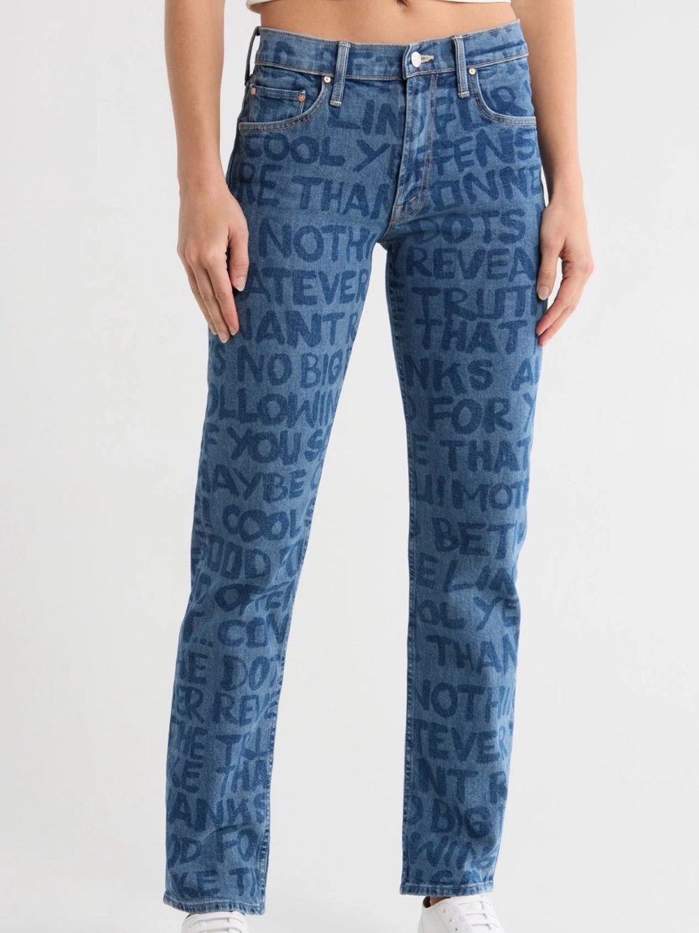 NWT Mother Superior The Smarty Pants Straight Leg Jeans size 26